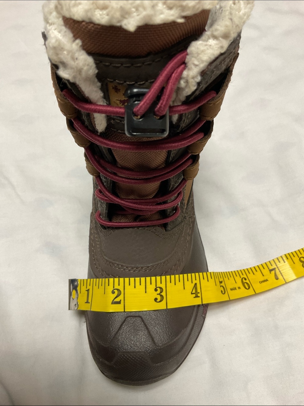 North Face Toddler Brown Winter Boots. Size 11 - Picture 11 of 12